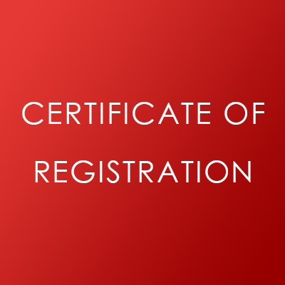 GDPR Certificate of Registration